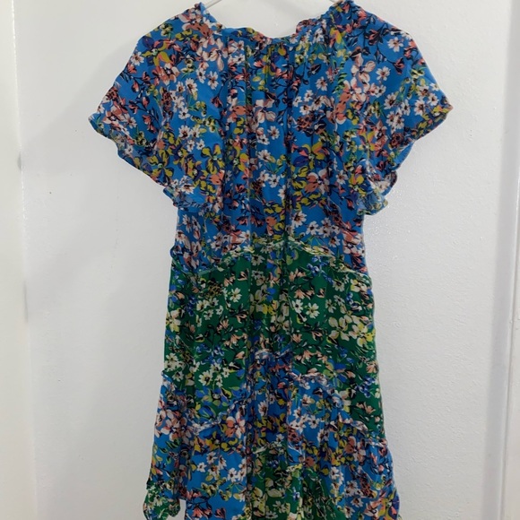 Anthropologie robin floral tiered mini dress size XS - Picture 6 of 6